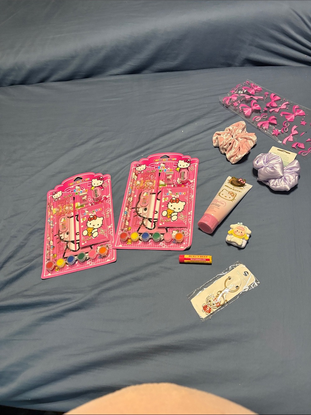 Hello Kitty Pink Kids Art & Hair Accessory Gift Set